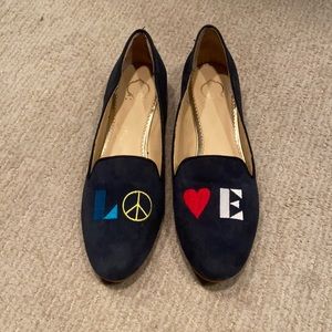 New unworn LOVE flats
